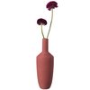 Uniquewise 10" H Decorative Ceramic Urn Vase, Modern Style Centerpiece Table Vase, Red QI004348.RD